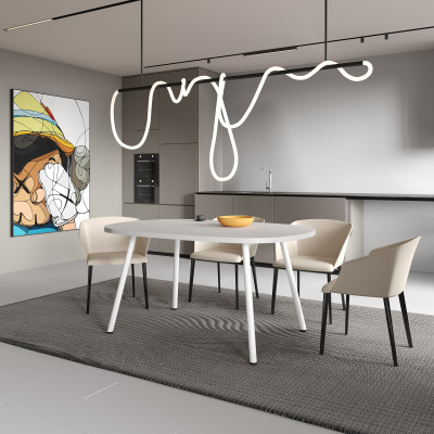 Овальный стол для переговоров